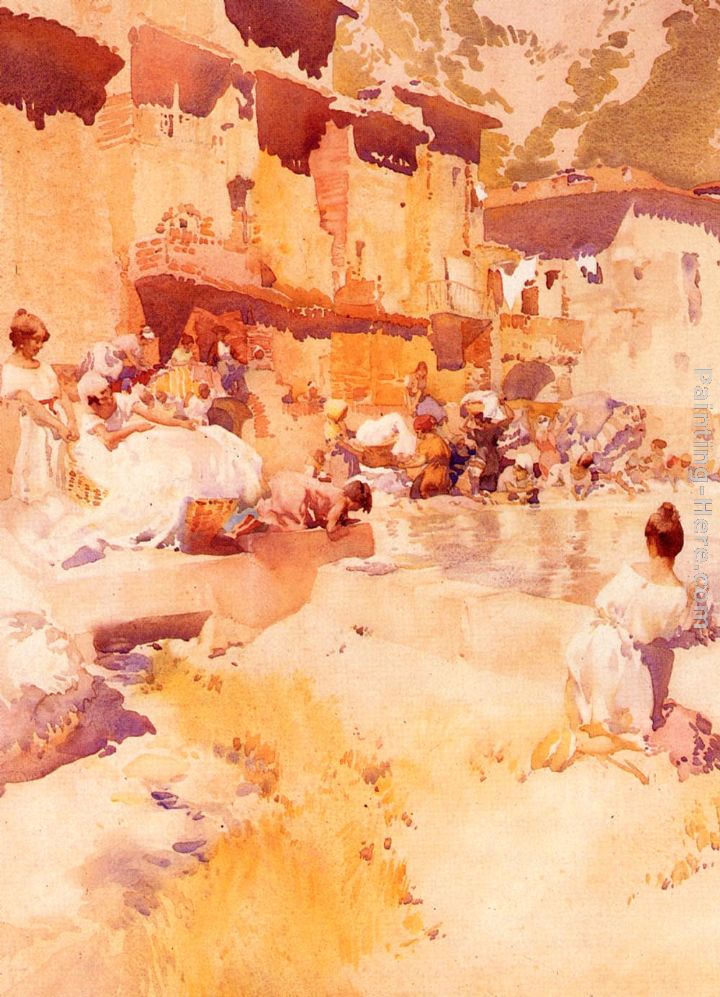 Violet Shades painting - Sir William Russell Flint Violet Shades art painting